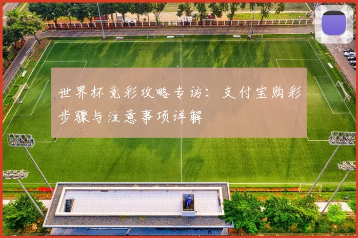 世界杯竞彩攻略专访：支付宝购彩步骤与注意事项详解